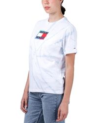 Tommy Hilfiger - Relaxed Tie Dye Flag Tee - Lyst