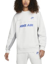 Nike - Sweater Air Brushed Back Fleece Sweatshirt - Lyst