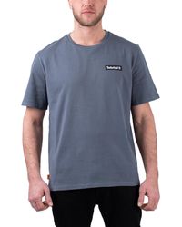 Timberland - Woven Badge Tee - Lyst