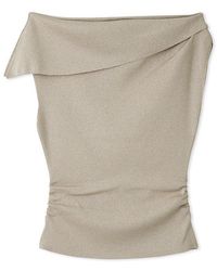 SNIDEL - Asymmetrical Knit Pullover - Lyst