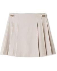 SNIDEL - Pleated Mini Skort - Lyst