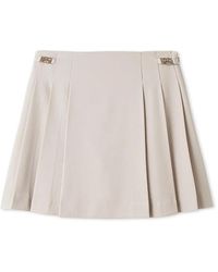 SNIDEL - Pleated Mini Skort - Lyst