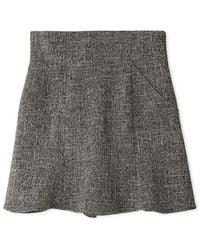 SNIDEL - Hem Flared Ska Shorts - Lyst