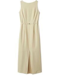 SNIDEL - Sustainable Belted I-Line Dress - Lyst