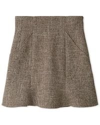 SNIDEL - Hem Flared Ska Shorts - Lyst