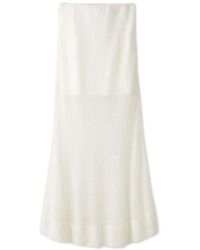 SNIDEL - Sheer Knit Mohair Maxi Skirt - Lyst