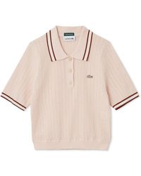 SNIDEL - Lacoste Polo Knit - Lyst