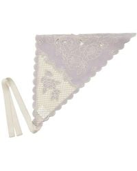 SNIDEL - Embroidered Scarf - Lyst