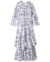 SNIDEL - Boho-Inspired Ruffle Layered Maxi Dress - Lyst