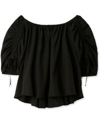 SNIDEL - Off Shoulder Tunic Blouse - Lyst