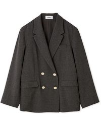 SNIDEL - Sustainable Metal Button Tailored Jacket - Lyst