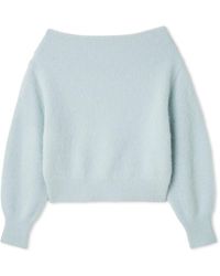 SNIDEL - Fox Alpaca Off-Shoulder Pullover - Lyst