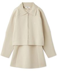 SNIDEL - Chic Sleeveless Mini Dress With Matching Cropped Blazer - Lyst