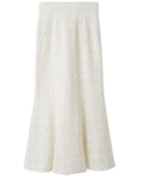 SNIDEL - Vintage-Inspired Lace Midi Flare Skirt - Lyst