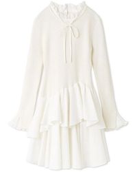 SNIDEL - Sustainable Docking Mini Knit Dress - Lyst