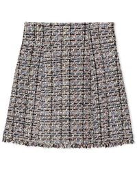 SNIDEL - Tweed Skort - Lyst