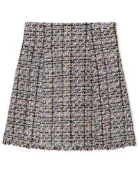 SNIDEL - Tweed Skort - Lyst