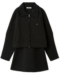 SNIDEL - Chic Sleeveless Mini Dress With Matching Cropped Blazer - Lyst