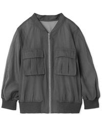 SNIDEL - Sheer Blouson Jacket - Lyst