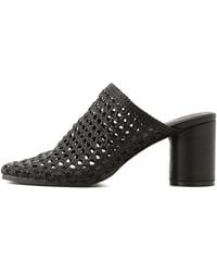 SNIDEL - Mesh Sabot Heeled Sandals - Lyst