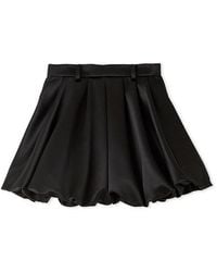 SNIDEL - Voluminous Pleated Bubble Skort - Lyst