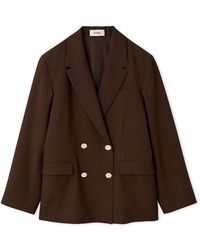 SNIDEL - Sustainable Metal Button Tailored Jacket - Lyst