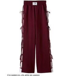 SNIDEL - [Hello Kitty] Lace-Up Pants - Lyst