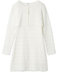 SNIDEL - Lace Cut Dress With Cardigan Set - Lyst
