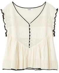 SNIDEL - Ribbon Jacquard Knit Pullover - Lyst