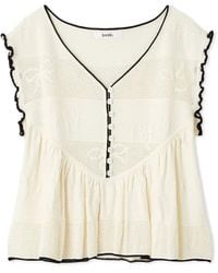 SNIDEL - Ribbon Jacquard Knit Pullover - Lyst