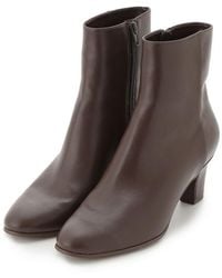 SNIDEL - Classic Leather Ankle Boots - Lyst
