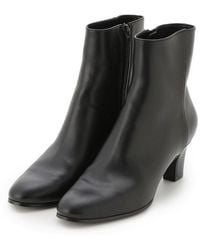 SNIDEL - Classic Leather Ankle Boots - Lyst