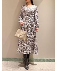 SNIDEL - Jacquard Print Dress - Lyst