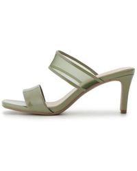 SNIDEL - Sheer Slip Heeled Mule Sandals - Lyst