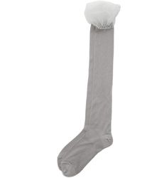 SNIDEL - Volume Frill Sheer Socks - Lyst