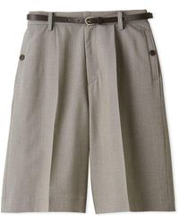 SNIDEL - Belted Shorts - Lyst