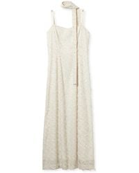 SNIDEL - Feather Jacquard Camisole Dress - Lyst