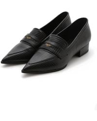 SNIDEL - Flat Low Heel Pointed Toe Loafer - Lyst
