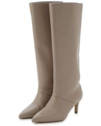 SNIDEL - Pointed-Toe Heeled Knee-High Boots - Lyst
