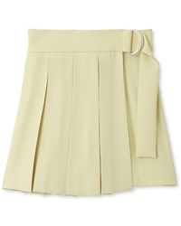 SNIDEL - Pleated Wrapped Skort - Lyst