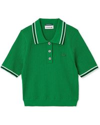 SNIDEL - Lacoste Polo Knit - Lyst