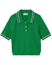 SNIDEL - Lacoste Polo Knit - Lyst