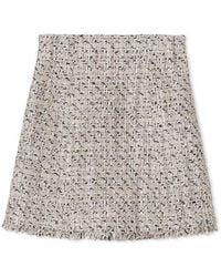 SNIDEL - Tweed Skort - Lyst