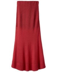 SNIDEL - Sheer Knit Mohair Maxi Skirt - Lyst