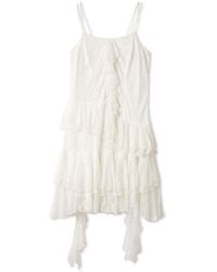 SNIDEL - Ruffled Camisole Mini Dress - Lyst