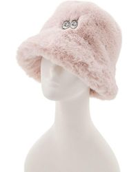 SNIDEL - Snamon Faux Fur Bucket Hat - Lyst
