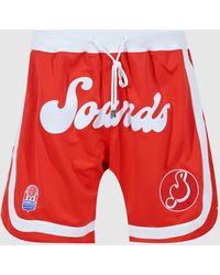 Just Don Aba Sounds Shorts - Red