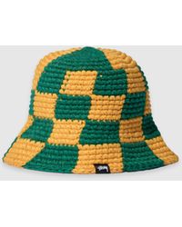 Stussy 'ss Knit' Bucket Hat in Green for Men   Lyst