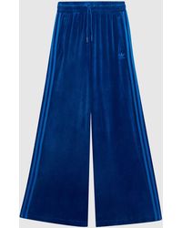 adidas track pants wide leg