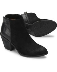sofft ankle boots black